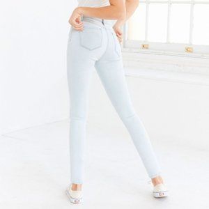 Urban Outfitters High Rise Skinny Jeans Light Wash